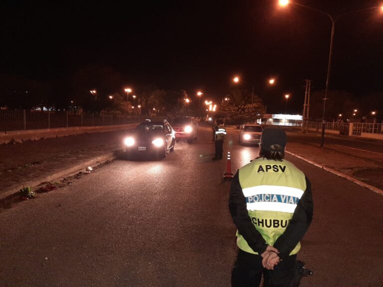Chubut: 79 conductores dieron positivo de alcoholemia y narcolemia