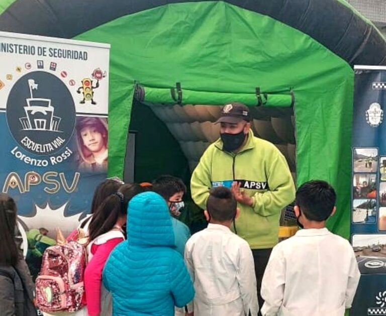 Alrededor de 300 niños participaron de la Escuelita Vial en su recorrido por distintas localidades