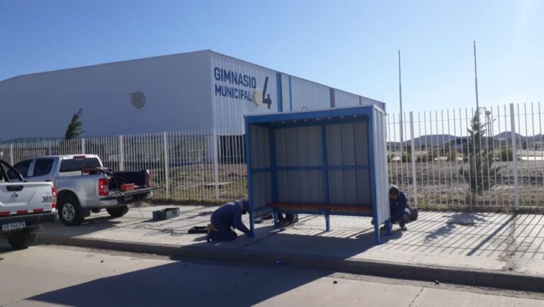 Comodoro: comenzó la instalación de 155 garitas