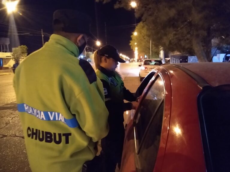 Chubut: Casi un centenar de conductores dieron positivo en los test de alcoholemia y narcolemia 