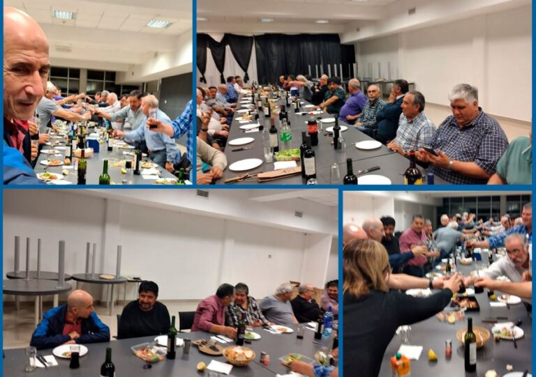 Petroleros Jerárquicos agasajaron a la Asociación de Jubilados por su 10° Aniversario en Caleta Olivia