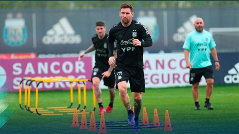La Selección argentina entrenó pensando en Perú con el objetivo de ampliar el invicto