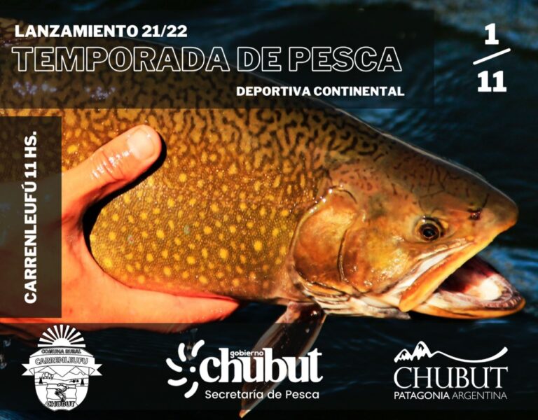 El 1º de noviembre arranca la Temporada de Pesca Deportiva Continental en Chubut