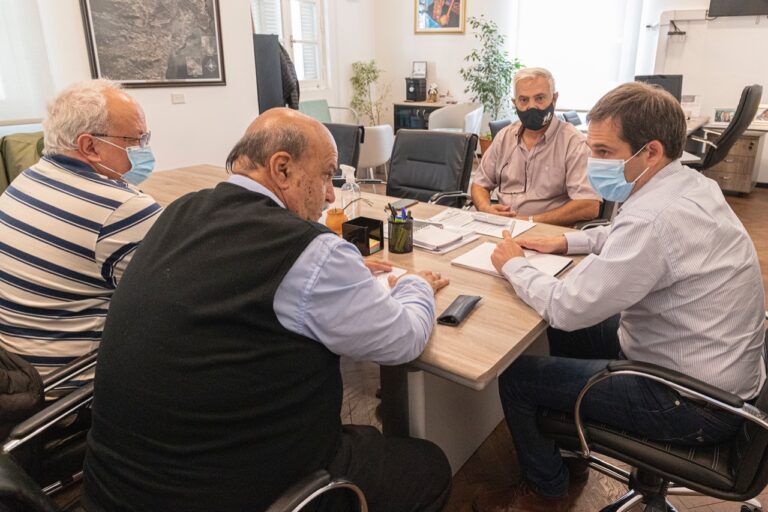 Luque recibió a referentes de la Unión de Ex Combatientes de Malvinas