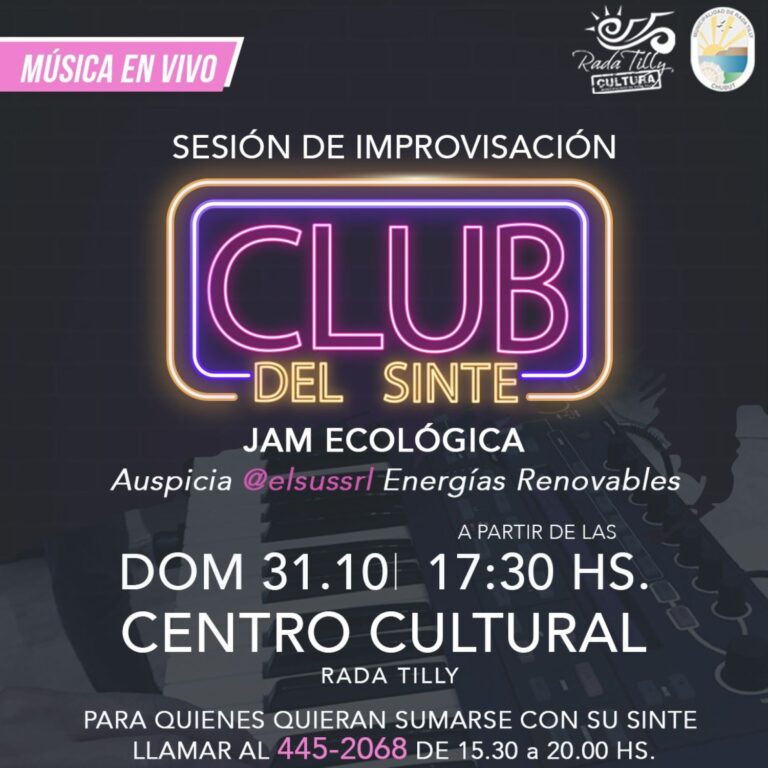 JAM ECOLÓGICA: sesión de música improvisada en Rada Tilly