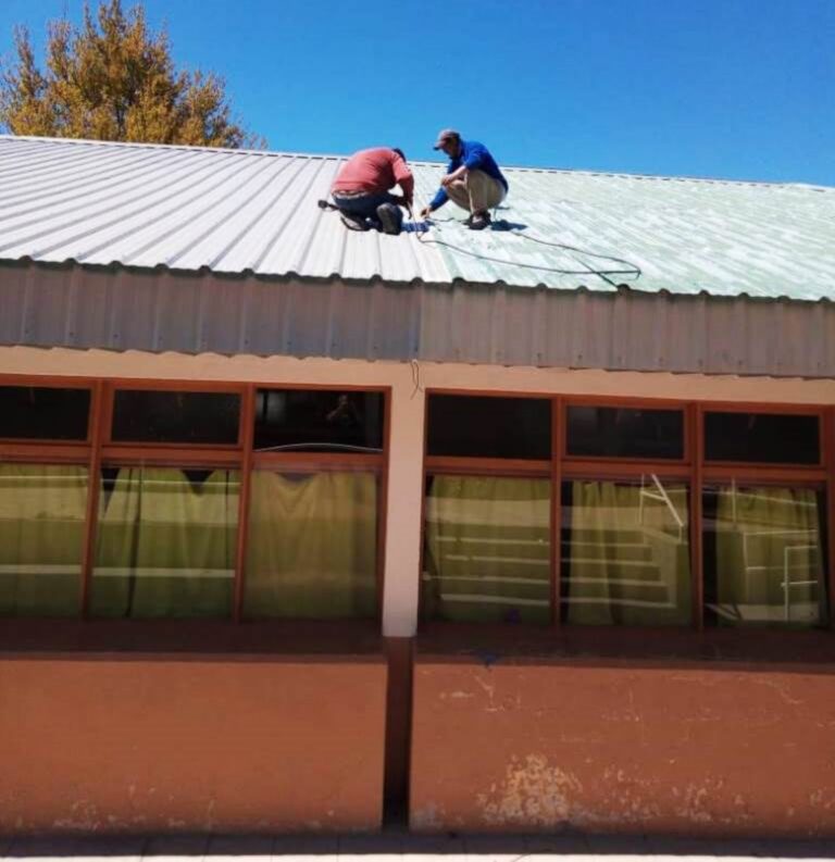 Provincia trabaja en las reparaciones de escuelas y hospitales afectados por el temporal
