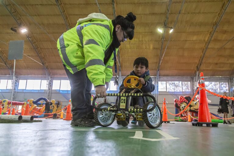 Este sábado se inaugurará la pista de educación vial infantil en la plaza San Martín