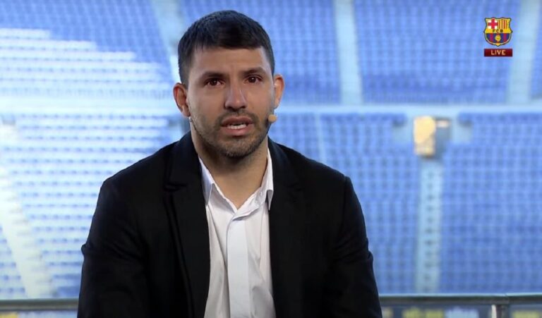 El «Kun» Agüero: «He decidido dejar el fútbol profesional»