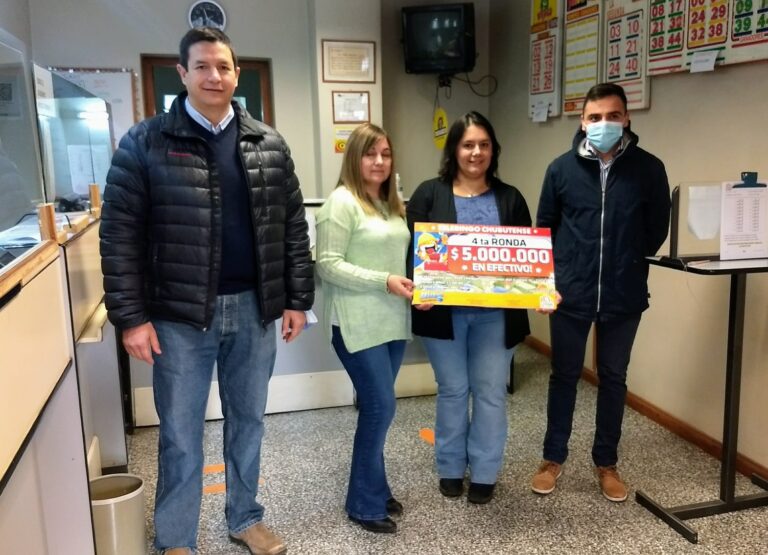 Lotería del Chubut premió a una jubilada de Esquel con 5 millones de pesos