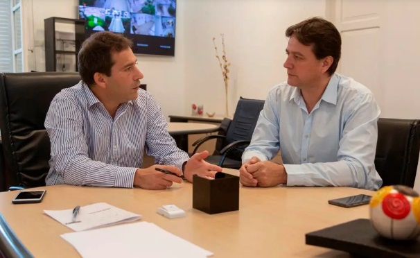 Juncos agradeció a Luque por la gestión ante Nación de obras históricas para Rada Tilly