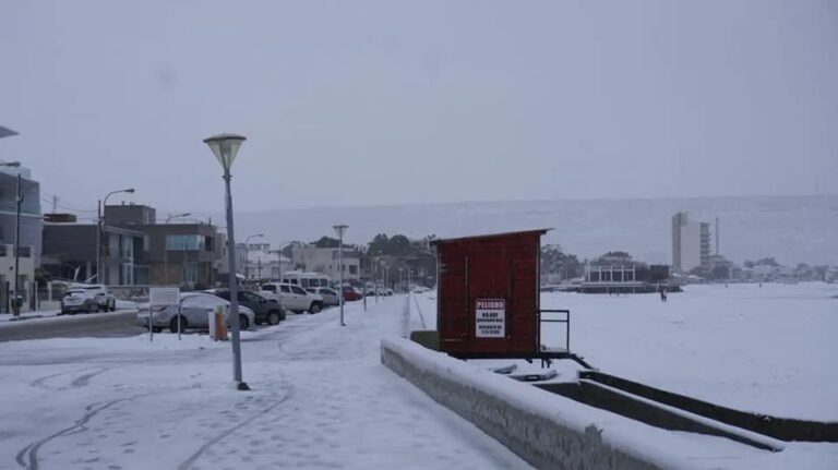 Rada Tilly fortalece las medidas de prevención ante las fuertes heladas pronosticadas