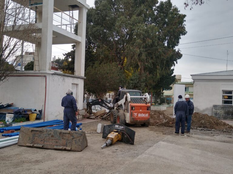 Avanza a buen ritmo la obra de refacción y acondicionamiento de la Casa del Niño