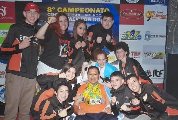 Taekwondo ITF: Comodoro metió podios en el Sudamericano de Brasil