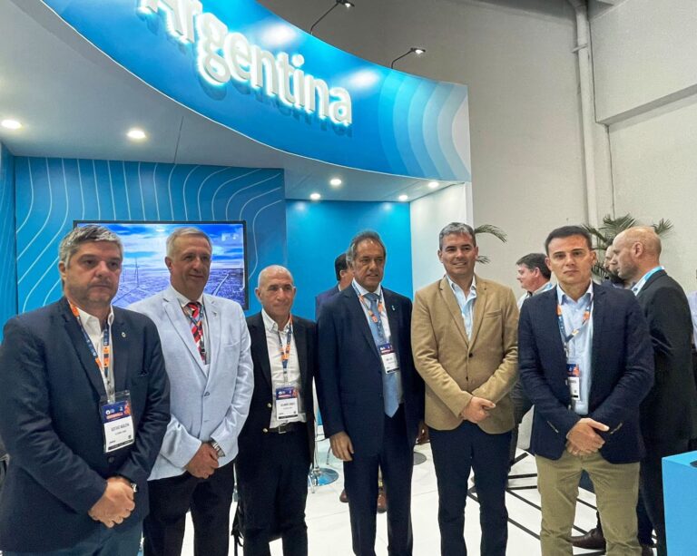 Chubut participó de la inauguración formal del stand de Argentina en la Feria “Gas & Oil 2022” en Río de Janeiro