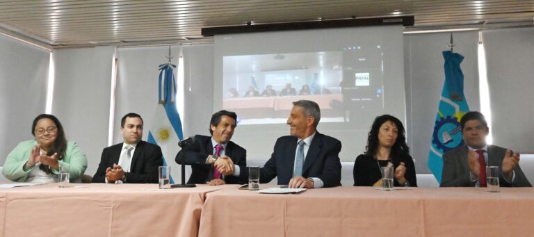 Arcioni participó del acto de apertura de la primera jornada de reflexión sobre “La Corrupción Facilitadora de la Trata de Personas”