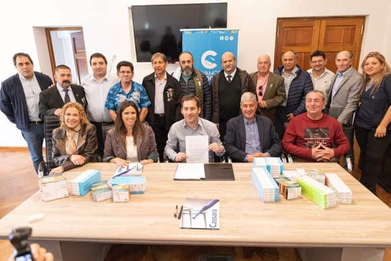 El Municipio recibirá importantes donaciones de medicamentos del Laboratorio Cassará para fortalecer los programas de salud