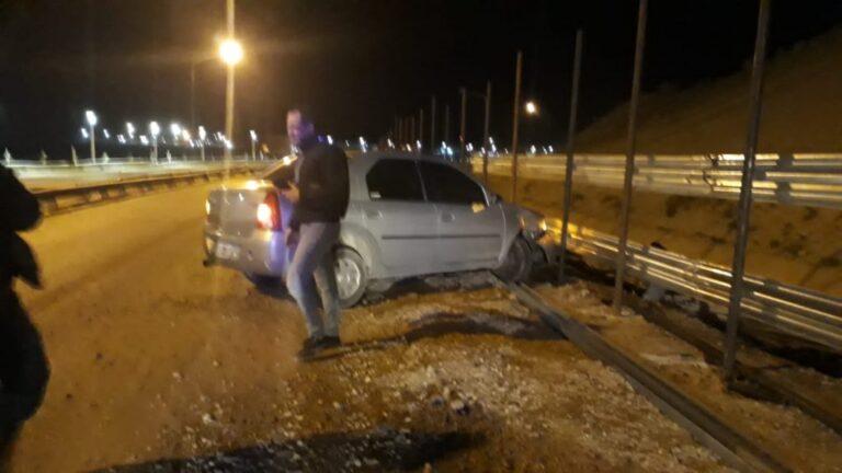Manejaba en estado de ebriedad y despistó en Ruta 3