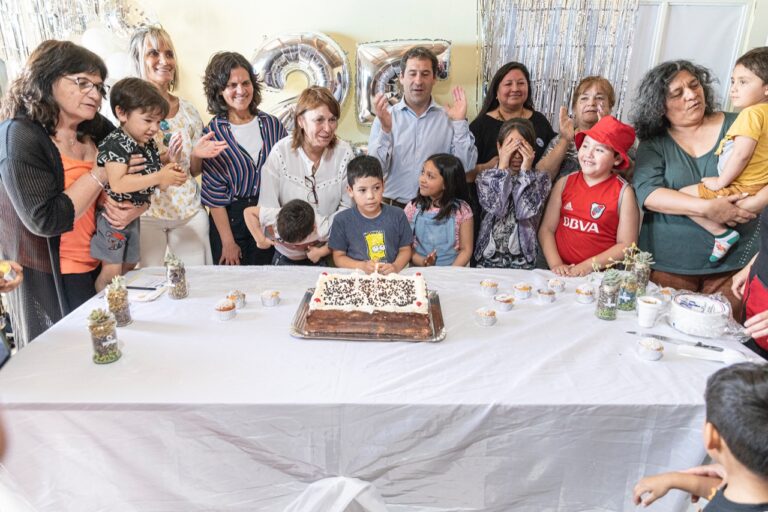 Luque participó de la celebración del 25° aniversario del CPB Isidro Quiroga