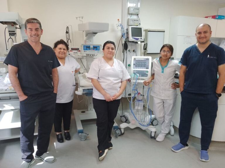 El Sanatorio La Española incorporó un nuevo respirador neonatal infantil