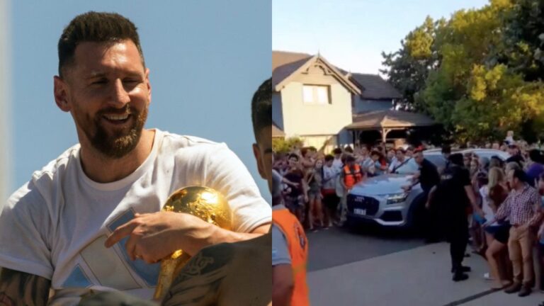 Lionel Messi tuvo un increíble gesto con los hinchas que lo esperaban en la puerta de su casa