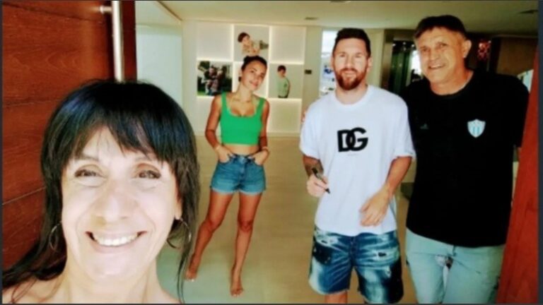 Fueron a hacer un trámite y Messi les abrió las puertas de su casa: “Esta alegría no se me termina más”