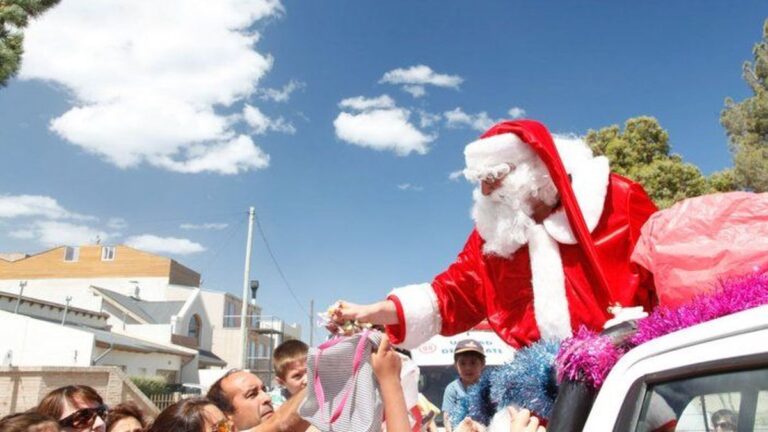 Así será el recorrido de Papá Noel en Rada Tilly