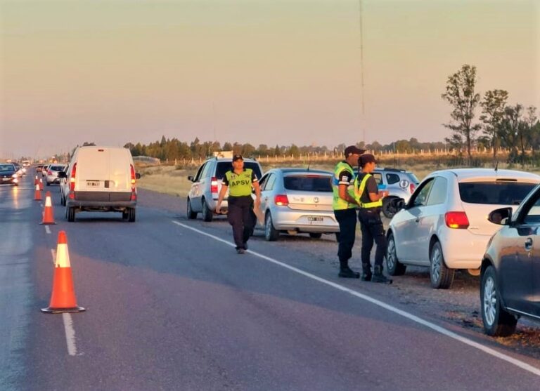 Seguridad Vial: Se detectaron ocho conductores alcoholizados durante el fin de semana