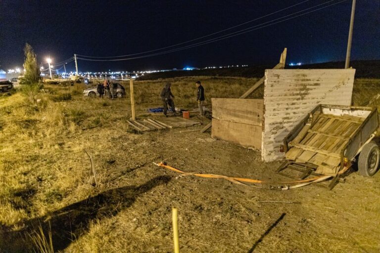 Con la intervención del Municipio la Policía del Chubut se logró disuadir un intento de ocupación ilegal de tierras