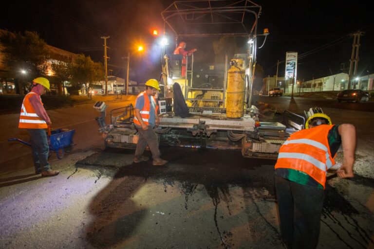 Luque destacó la inversión destinada a la recuperación de la trama vial en la ciudad