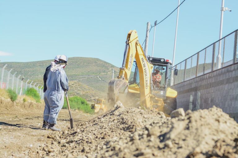 Rada Tilly: Inició la obra de red de gas para el barrio Industrial