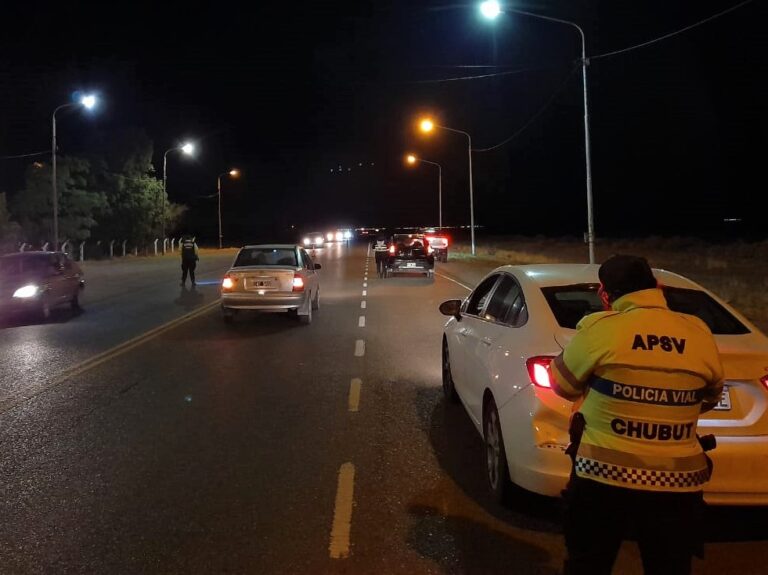 Este fin de semana se detectaron 11 conductores en estado de ebriedad en Comodoro