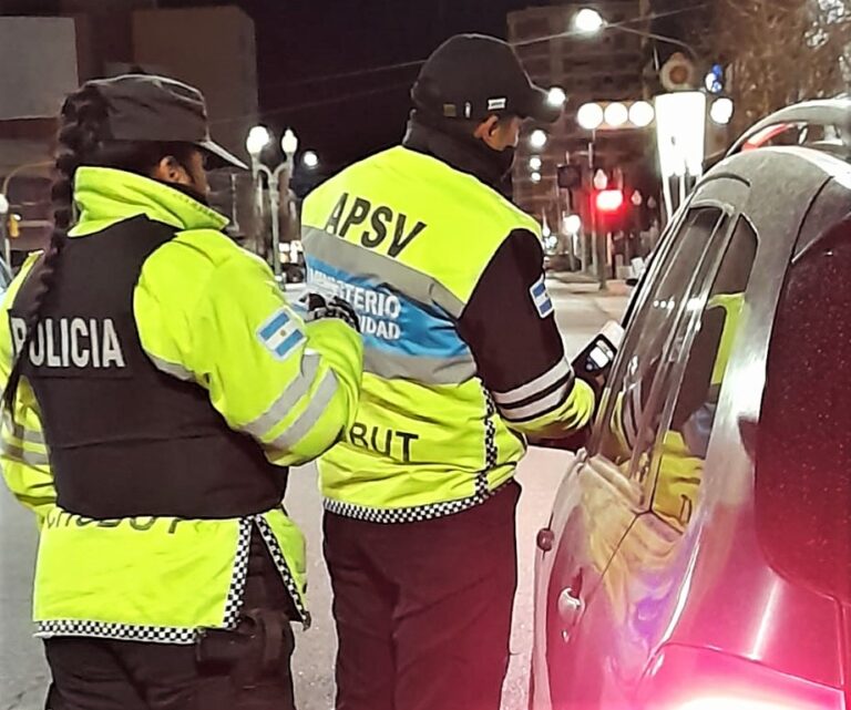 Se detectaron 6 conductores en estado de ebriedad este fin de semana