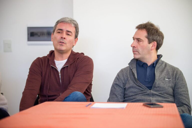 Luque y Cerdá compartieron un encuentro con vecinos de Rada Tilly