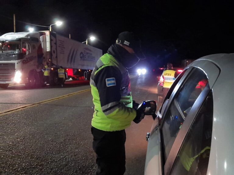 Detectaron a 5 conductores alcoholizados en Comodoro y 3 en Rada Tilly