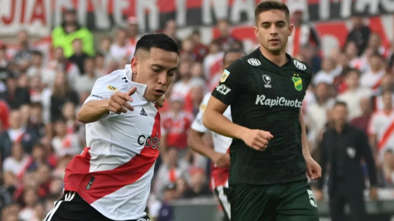 River completa su partido contra Defensa y Justicia por la Liga Profesional