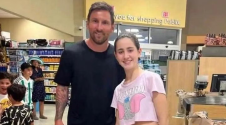 Lionel Messi es uno más: se viralizó una foto del 10 en un supermercado de Miami