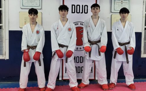 Cuatro comodorenses participarán del clasificatorio provincial de karate para los Juegos Evita