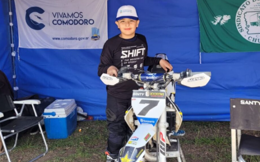 Santino Valdebenito repitió el podio en el MX Sur de la República