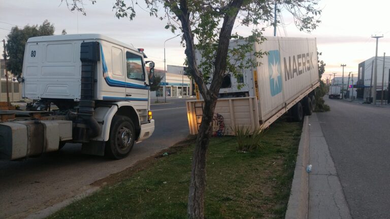 Se soltó el acoplado que impactó contra un árbol