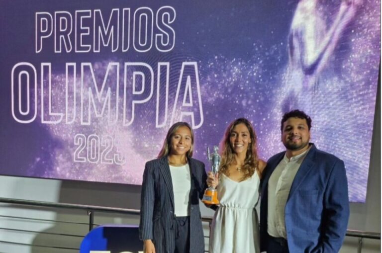 La comodorense Moira Miranda, presente en los Premios Olimpia 2023