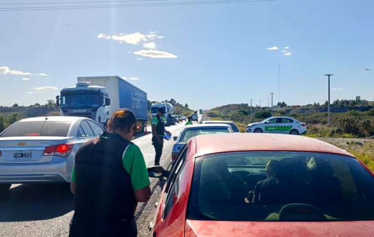Provincia controló más de 7 mil vehículos durante el fin de semana en Chubut
