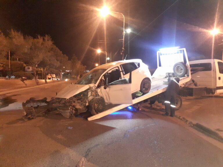 Manejaba en estado de ebriedad y chocó en Avenida Canadá