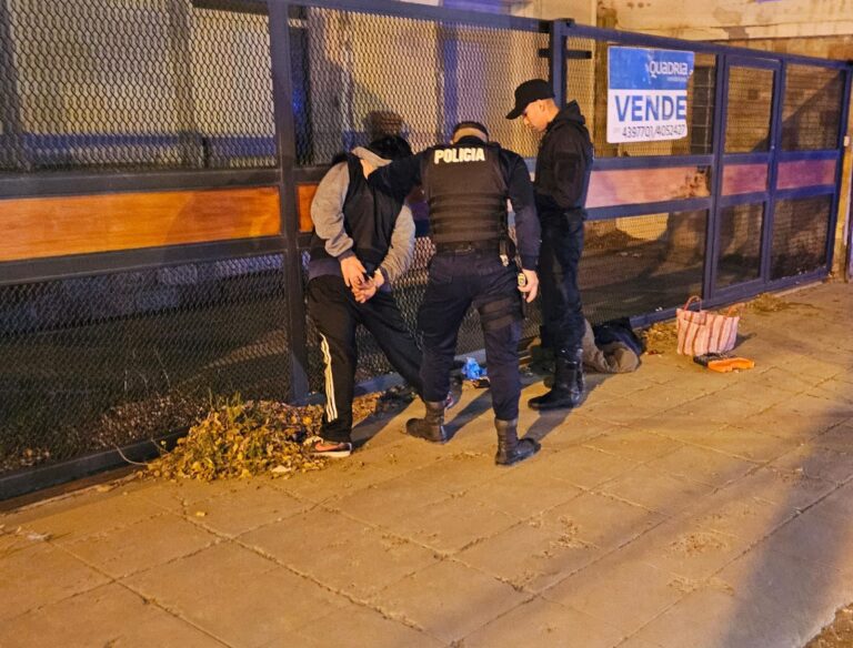 Detuvieron a un joven por robar elementos del interior de un vehículo