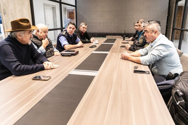 Macharashvili se reunió con el ministro Iturrioz y con el jefe de la Policía del Chubut
