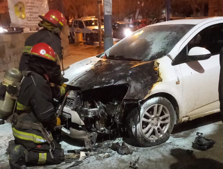 Un desperfecto mecánico generó un incendio