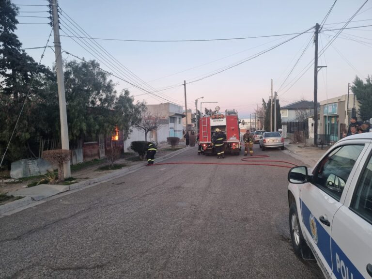 Se incendió una vivienda por un cortocircuito