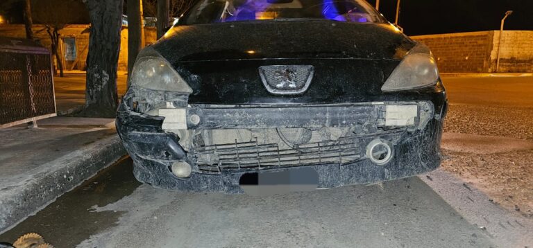 Una motociclista lesionada en un choque en el barrio José Fuchs