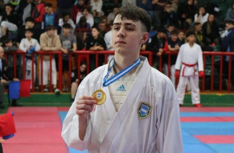Franco Moroncini es campeón argentino de Karate