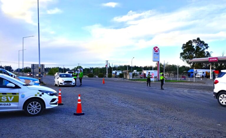 El Gobierno del Chubut controló más de 9.900 vehículos y retiró de la vía pública a 84 conductores alcoholizados
