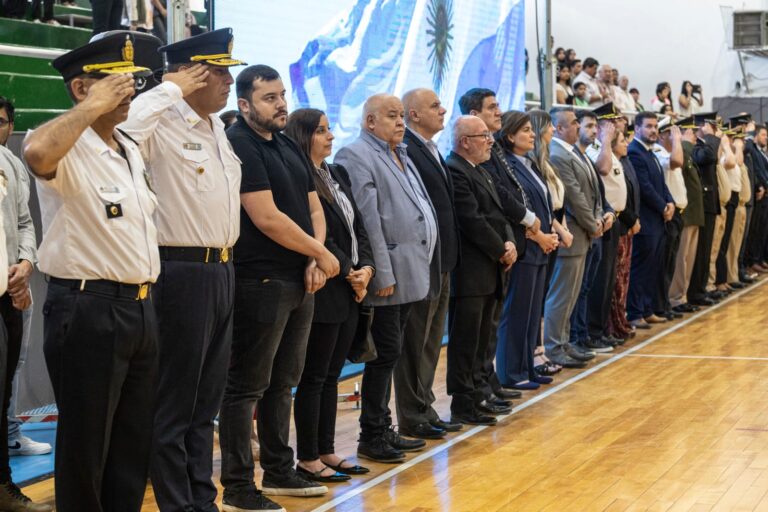 Autoridades municipales acompañaron el acto de ascenso de la Policía del Chubut